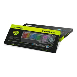 کیبورد مخصوص بازی گرین مدل GK803-RGB گارانتی 24 ماهه گرین